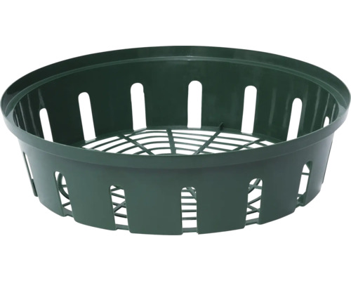 Kulatý plastový závěsný květináč s otvory pro venkovní použití