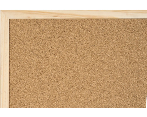 Korková nástěnka s dřevěným rámem