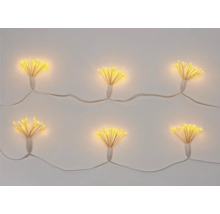 Světelný řetěz s LED květy