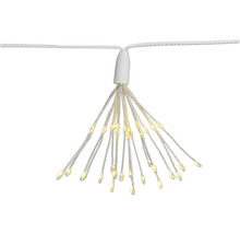 LED světelný řetěz s mnoha prameny a teplým bílým světlem