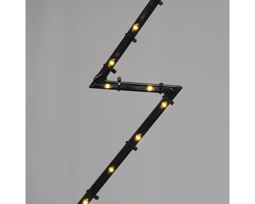 LED světelný řetěz ve tvaru blesku pro dekoraci