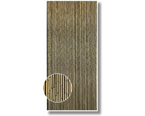 Bambusový závěs s vertikálními pruhy