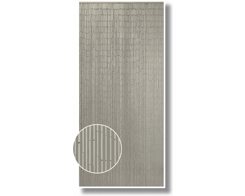 Bambusový závěs s jemnými bambusovými tyčemi jako detailní záběr