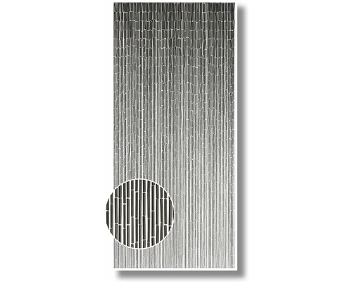 Bambusový závěs s rovnými svislými pruhy