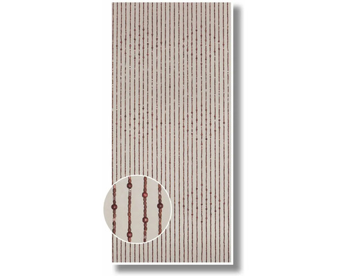 Korálkový závěs s dřevěnými korálky