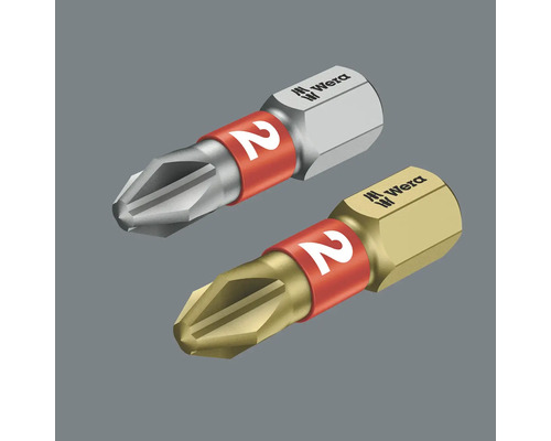 Dva šroubovací bity Wera, velikost 2