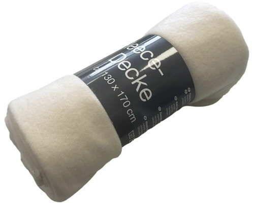 Srolovaná fleecová deka, 130 krát 170 centimetrů