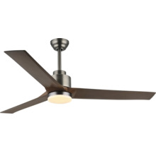 Stropní ventilátor se třemi lopatkami a integrovaným světlem