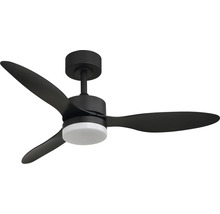 Stropní ventilátor se třemi lopatkami a integrovanou lampou