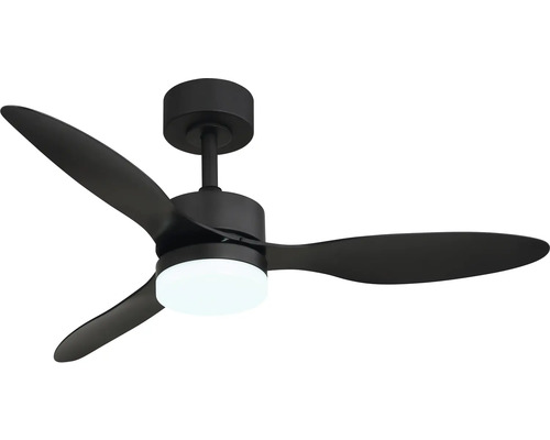 Stropní ventilátor se třemi lopatkami a integrovaným osvětlením