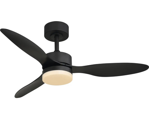 Stropní ventilátor se třemi lopatkami a integrovaným osvětlením
