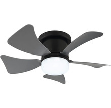 Stropní ventilátor se světlem a pěti lopatkami