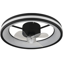 Stropní ventilátor s kruhovým LED osvětlením
