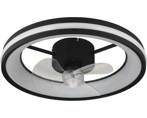Stropní ventilátor s kruhovým LED osvětlením