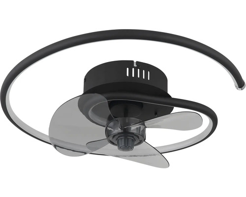 Stropní ventilátor s integrovaným LED osvětlením.