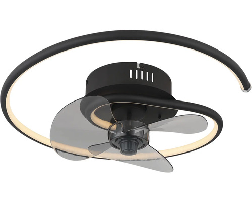 Stropní ventilátor s integrovaným osvětlením a třemi lopatkami