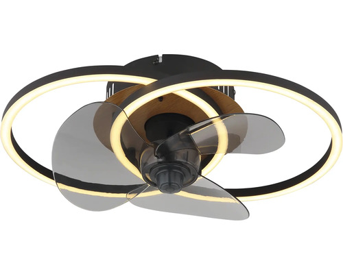 Stropní ventilátor s LED osvětlením a třemi lopatkami