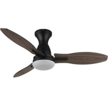 Stropní ventilátor se třemi lopatkami a integrovanou lampou