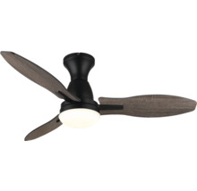 Stropní ventilátor se třemi lopatkami a integrovanou lampou