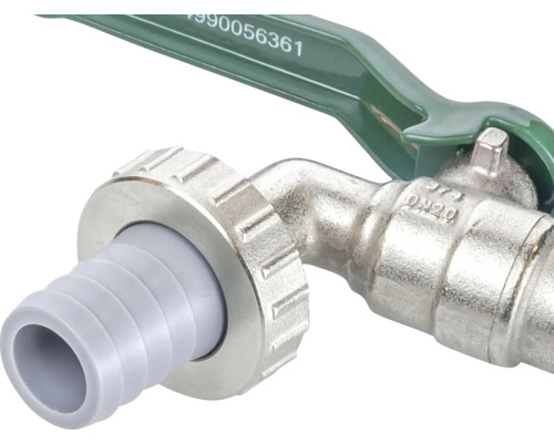 Rohový kohout s hadicovým nástavcem a pákovou rukojetí