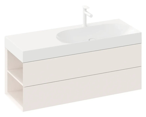 Skříňka pod umyvadlo s umyvadlem a vodovodní baterií