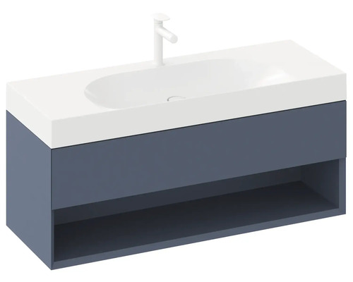 Skříňka pod umyvadlo s umyvadlem a úložným prostorem