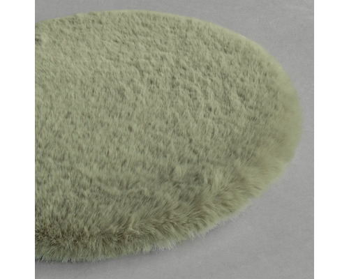 Kulatý koberec s krátkým vlasem