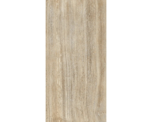 Travertinová dlaždice s kresbou