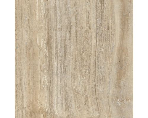 Detail travertinové dlaždice s přirozenou kresbou.