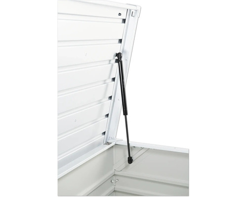 Otevřená zahradní bedna s plynovou pružinou