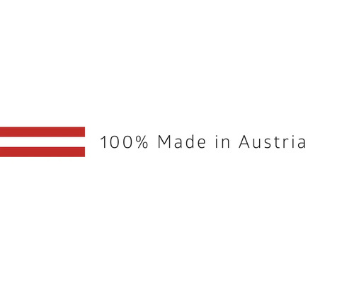 100 procent vyrobeno v Rakousku