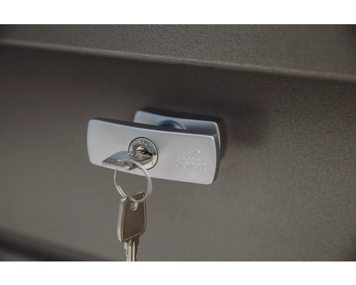 Kovový zámek dveří skříně s klíčem