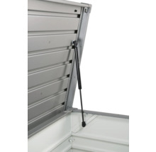 Box na polstry Biohort 130, 134 x 62 x 71 cm šedý křemen metalický