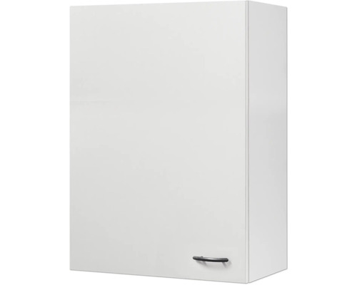 Bílá závěsná skříňka s úchytkou