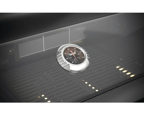 Vnitřek grilu s ukazatelem teploty