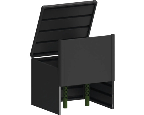 Otevřený úložný box pro venkovní použití