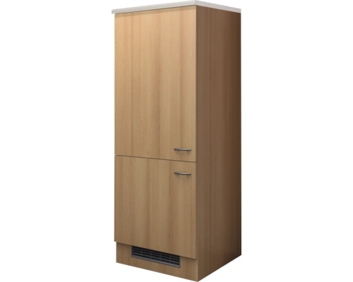 Vysoká skříň se dvěma dvířky a úchyty