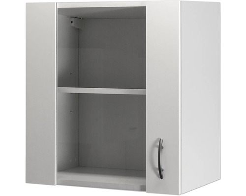 Závěsná skříňka s jedněmi dvířky a jednou policí