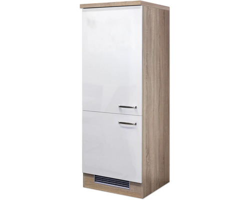 Vysoká skříň se dvěma dvířky a madly