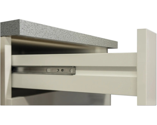 Výsuvný prvek zásuvky s vodicími lištami