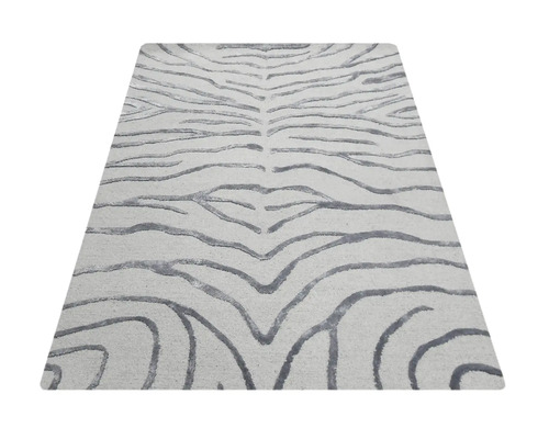 Kusový koberec Bakero Zebra stříbrný 122x183 cm