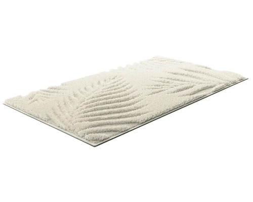 Obdélníková koupelnová předložka s listovým vzorem