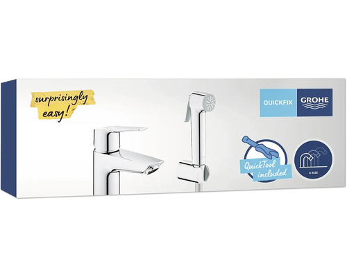 Umyvadlová baterie a bidetová sprška Grohe Eurosmart Cosmopolitan