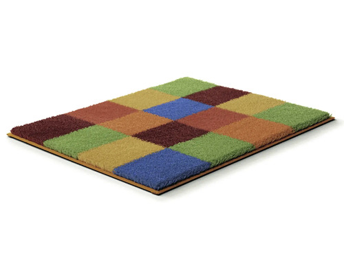 Rohožka se čtvercovým vzorem