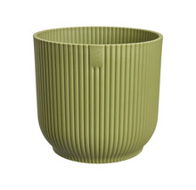 Žebrovaný květináč z plastu