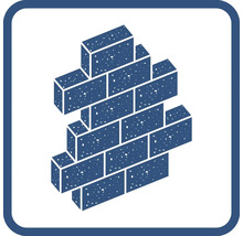 Symbol zdiva pro stavební materiál