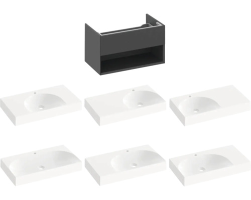 Skříňka pod umyvadlo a umyvadla do koupelny