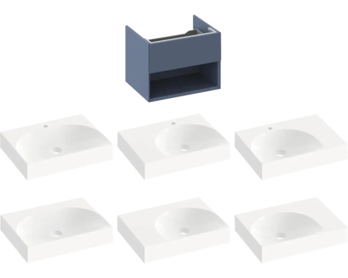 Skříňka pod umyvadlo s několika umyvadly