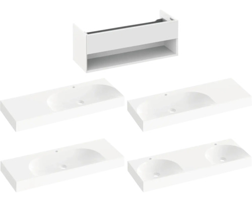 Skříňka pod umyvadlo a umyvadla do koupelny