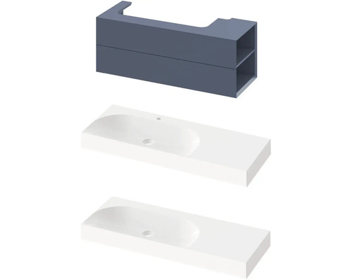 Umyvadlo se skříňkou a umyvadlem